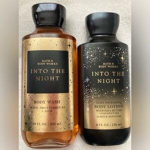 NWT Bath & Body Works Into the Night Body Wash and Body Lotion Duo